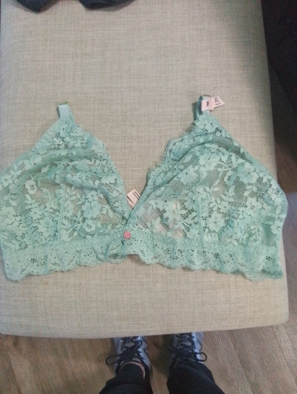 Victorias Secret Dream Angels Lace Bralette in Mint Green - Women's Intimates